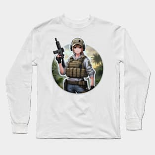 Tactical Girl Long Sleeve T-Shirt